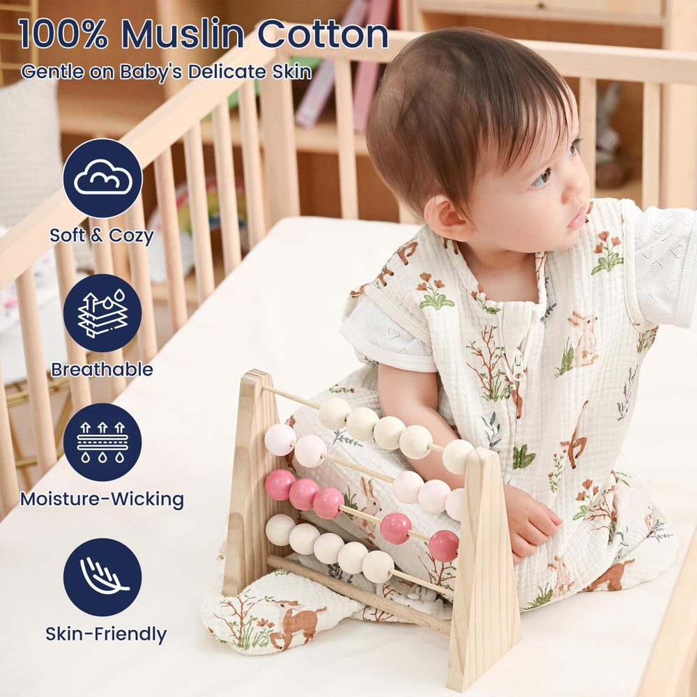 PHF X-large sleeveless sleep sack with 2-way zipper for easy diaper changes