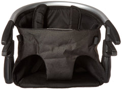 phil&teds lobster folded-position demonstrates quick collapse for travel and dining out