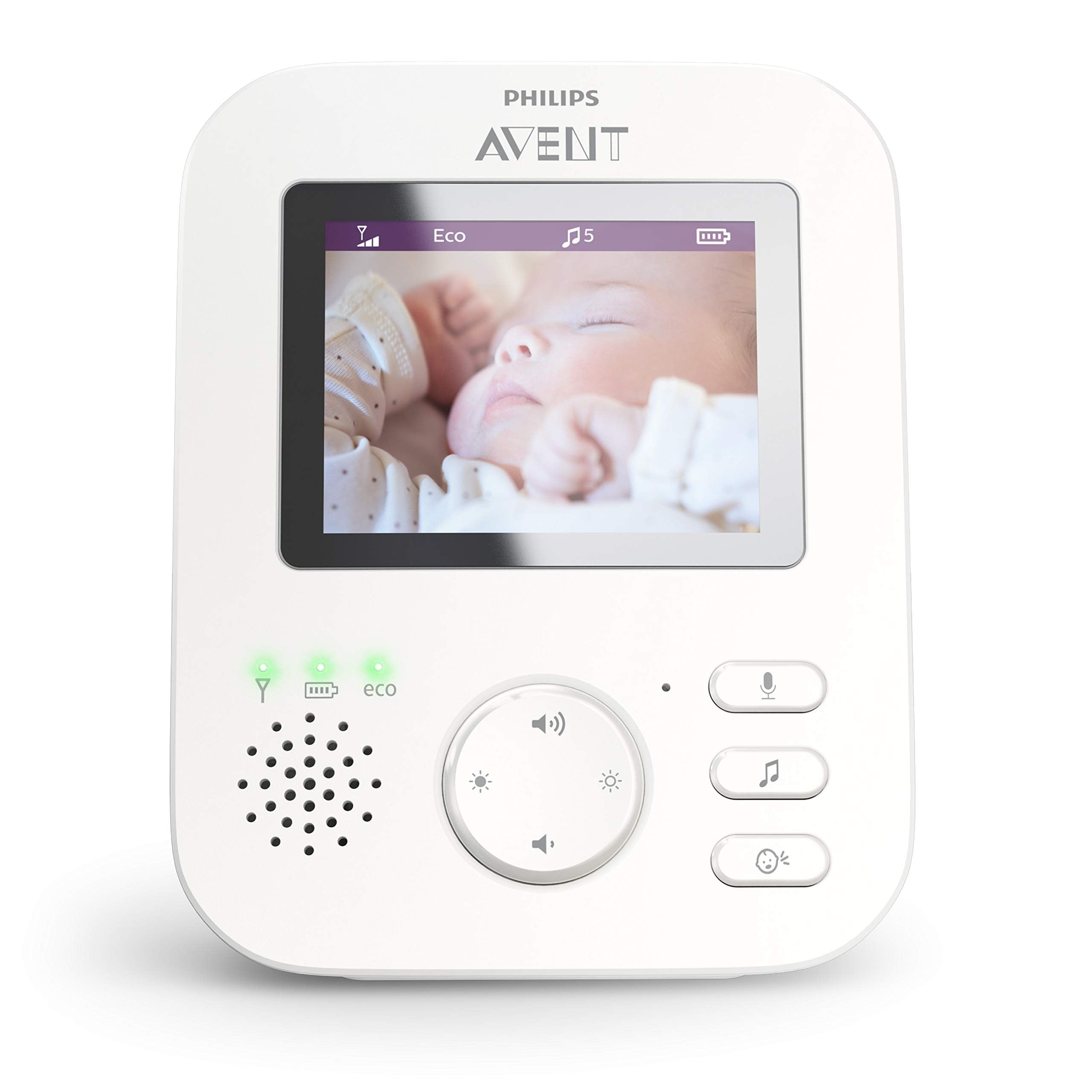 Philips Avent 3.5 inch color screen for day and night monitoring