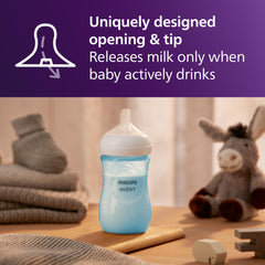 Philips Avent bottle anti-colic valve close-up reduces air intake for comfy feeding
