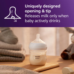 Philips Avent anti-colic valve keeps air away from tummy during feeds