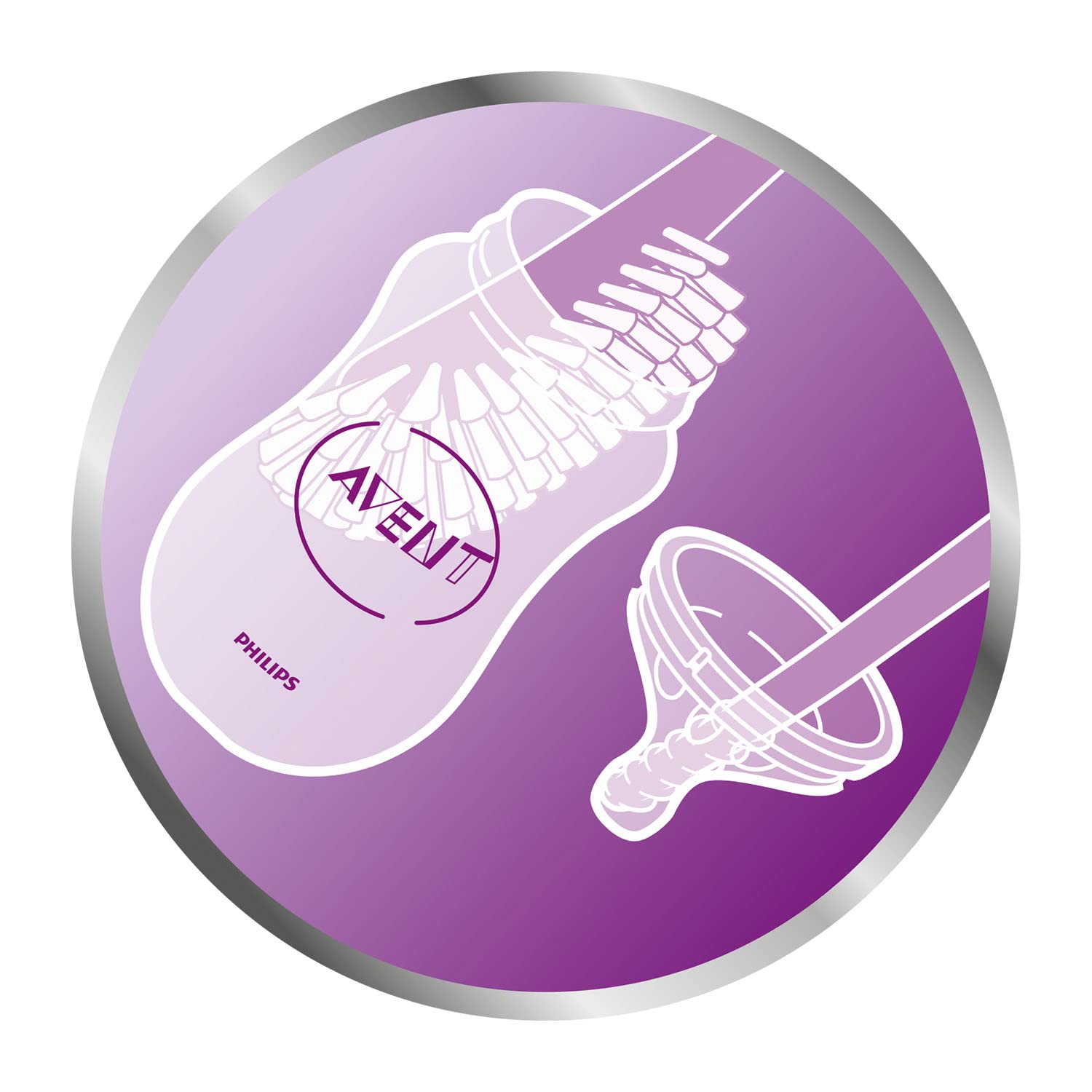 Philips AVENT BPA Bottle Brush Blue cleaning accessories like nipples and rings