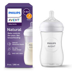 Philips Avent Natural bottle Flow3 nipple close-up showing breast-like latch aid