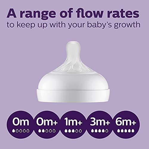 Philips Avent Natural bottle teal BPA-free material for peace of mind.