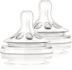 Philips Avent Natural fast flow nipple with wide breast-shape design supports natural latch during feeds