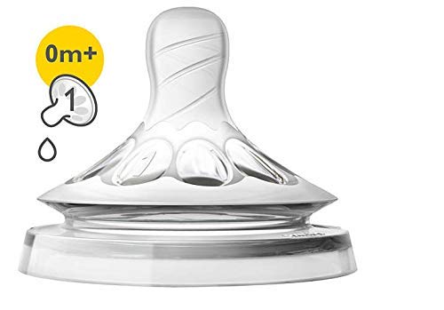 Philips Avent nipple showing comfort petals for flexibility and preventing nipple collapse during feeding.