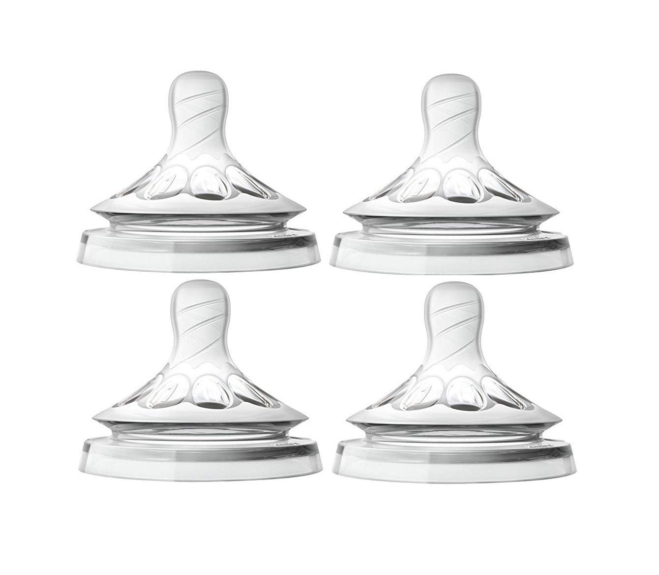Philips Avent natural nipple with wide breast-shaped design supports easy latch and feeding comfort.