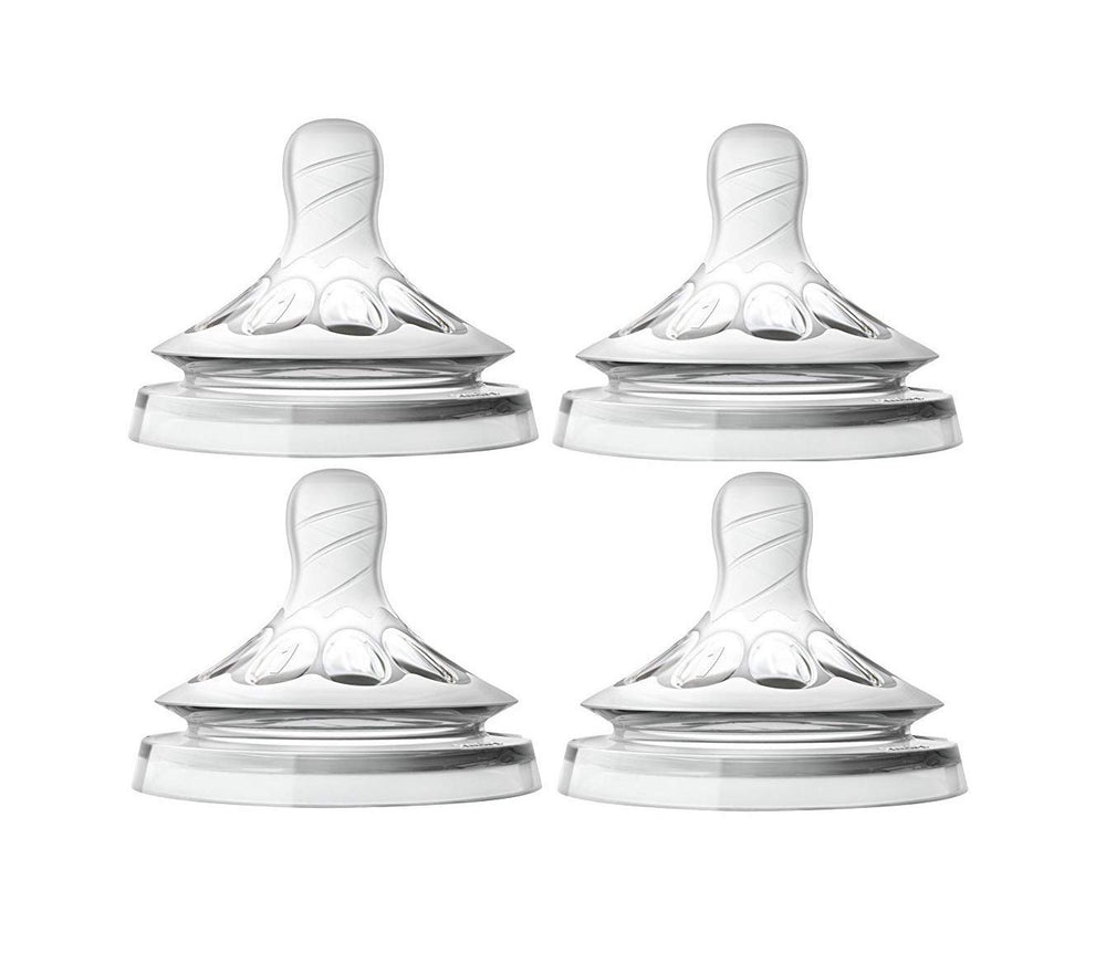Philips Avent natural nipple with wide breast-shaped design supports easy latch and feeding comfort.