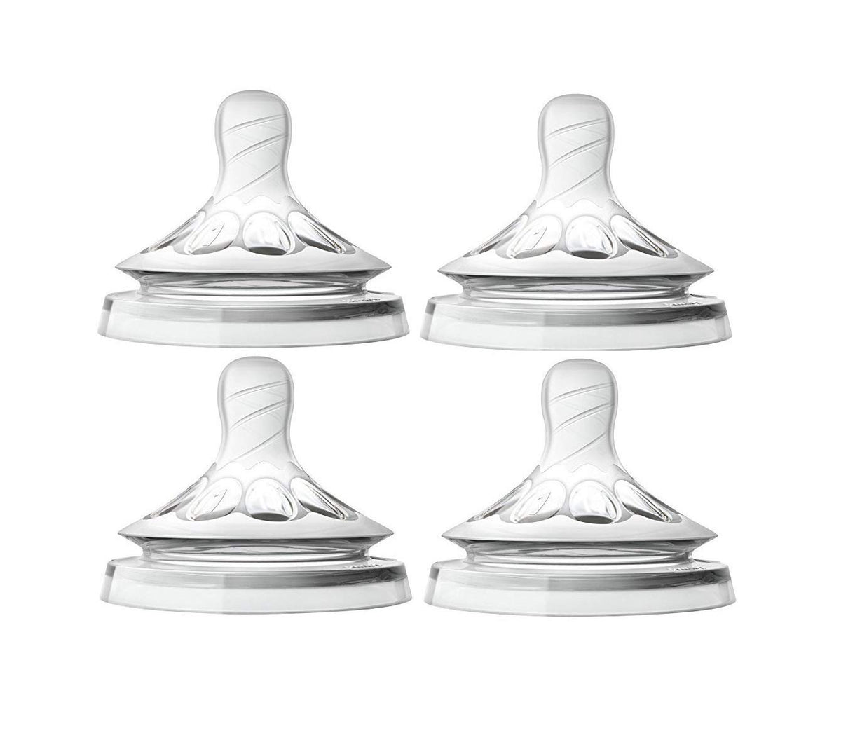 Philips Avent natural nipple with wide breast-shaped design supports easy latch and feeding comfort.