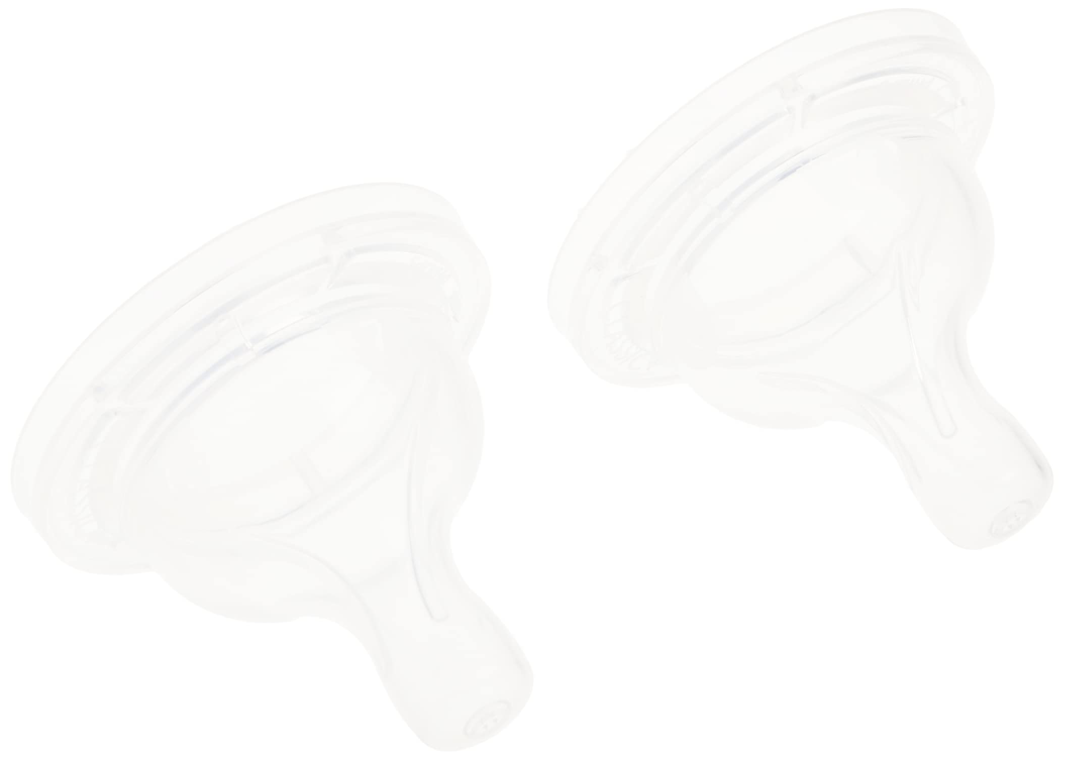 Philips Avent anti-colic valve flexes to keep air out during feeding.