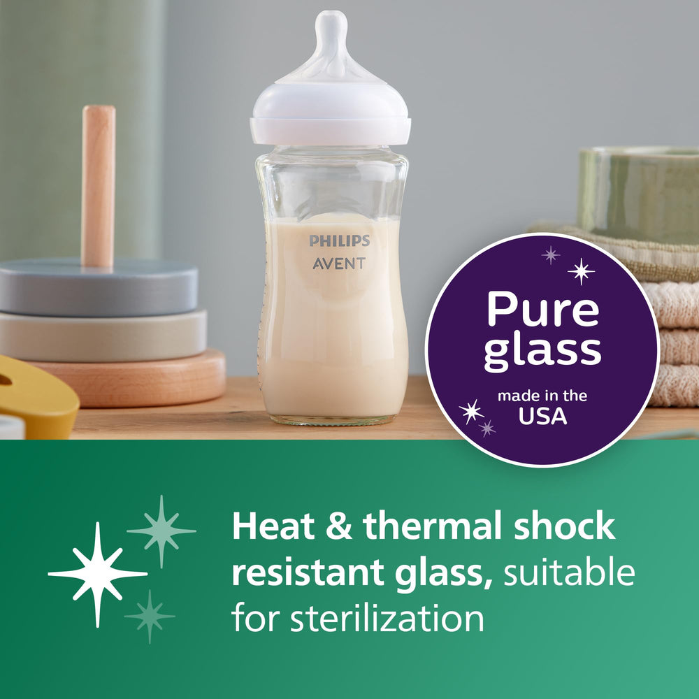 Philips Avent no-drip design helps prevent spills at home or on the go.