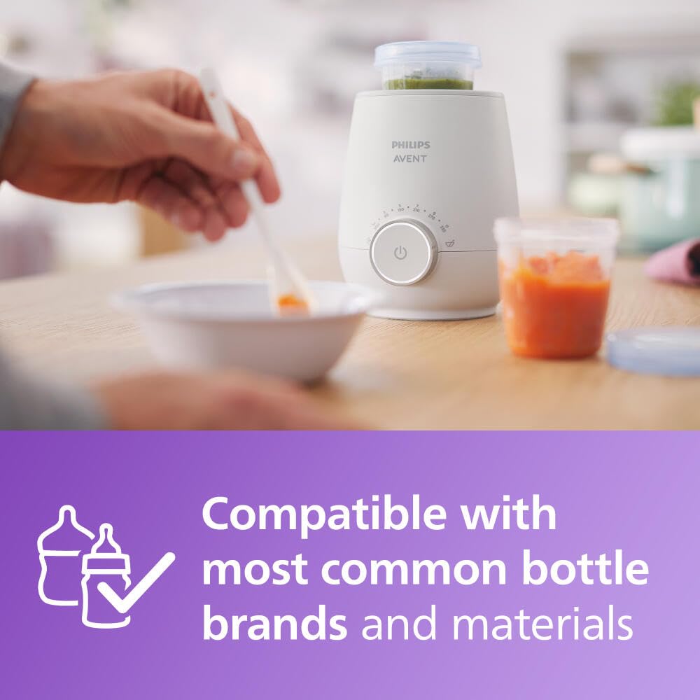 Philips Avent defrost mode warming frozen breast milk and baby food