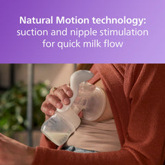 Philips Avent silicone cushion close-up showing soft fit for varied breast shapes during pumping.