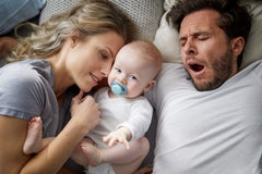 Philips Avent Ultra Air pacifier 2-pack with sterilizer case for hygienic on-the-go use.