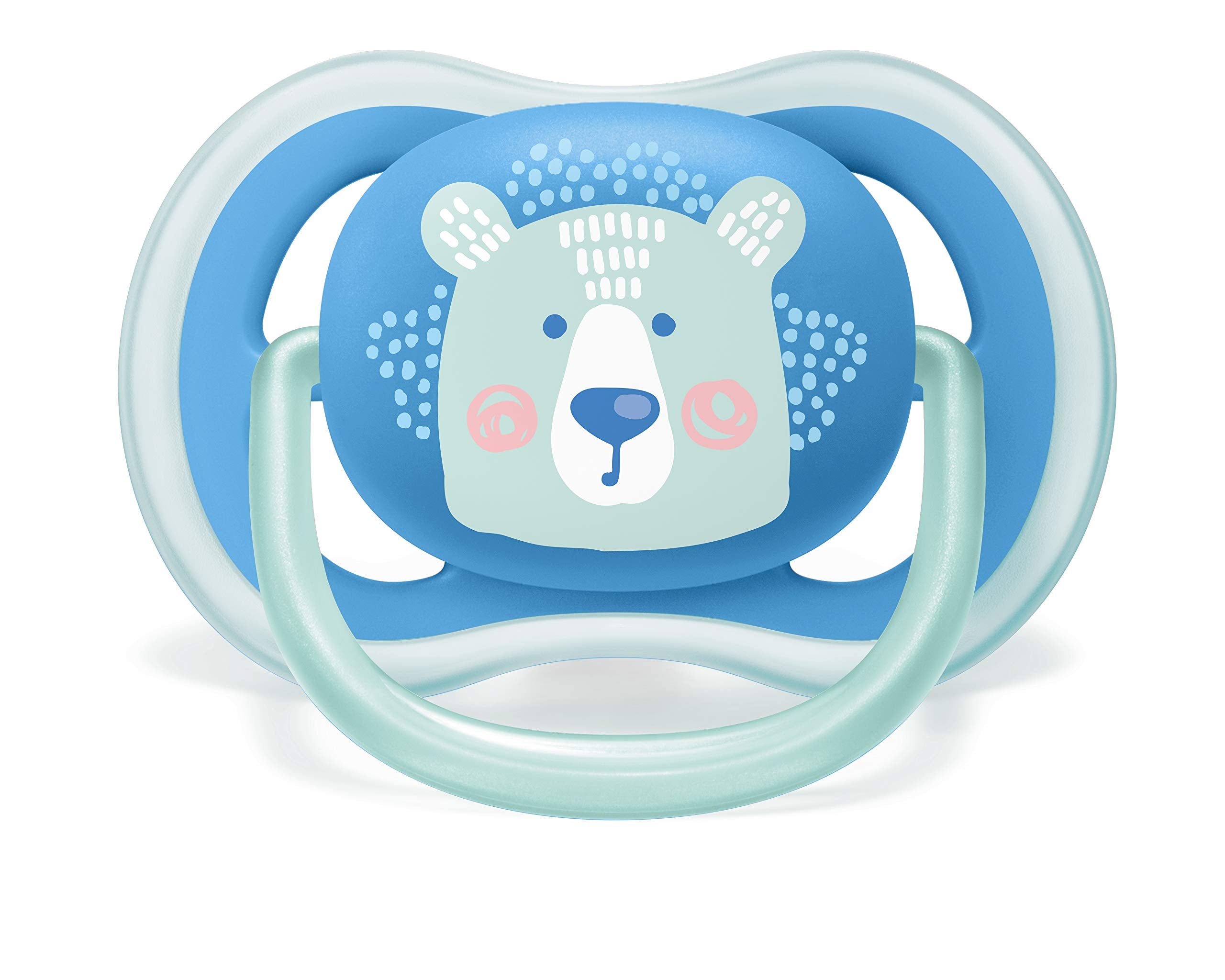 Baby using Philips Avent Ultra Air pacifier during quiet playtime