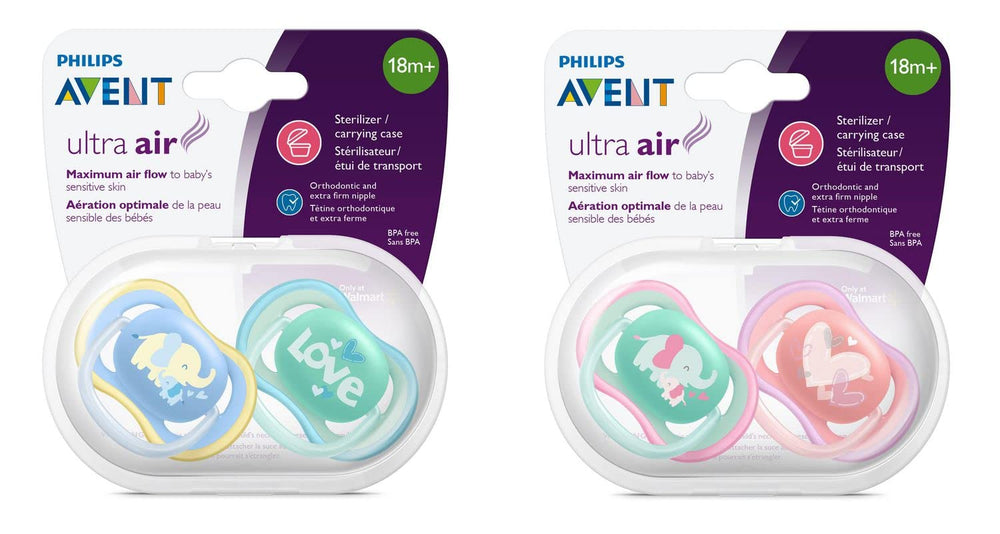 Philips Avent Ultra Air Pacifier extra-firm teat supports growing teeth and gums comfort