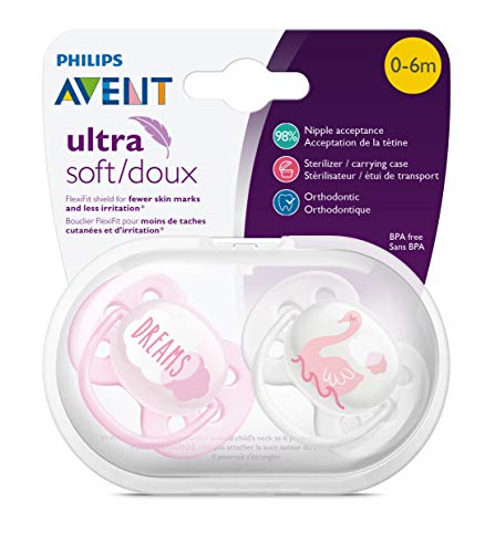Philips Avent Ultra Soft Pacifier sterilizer cases for travel hygiene