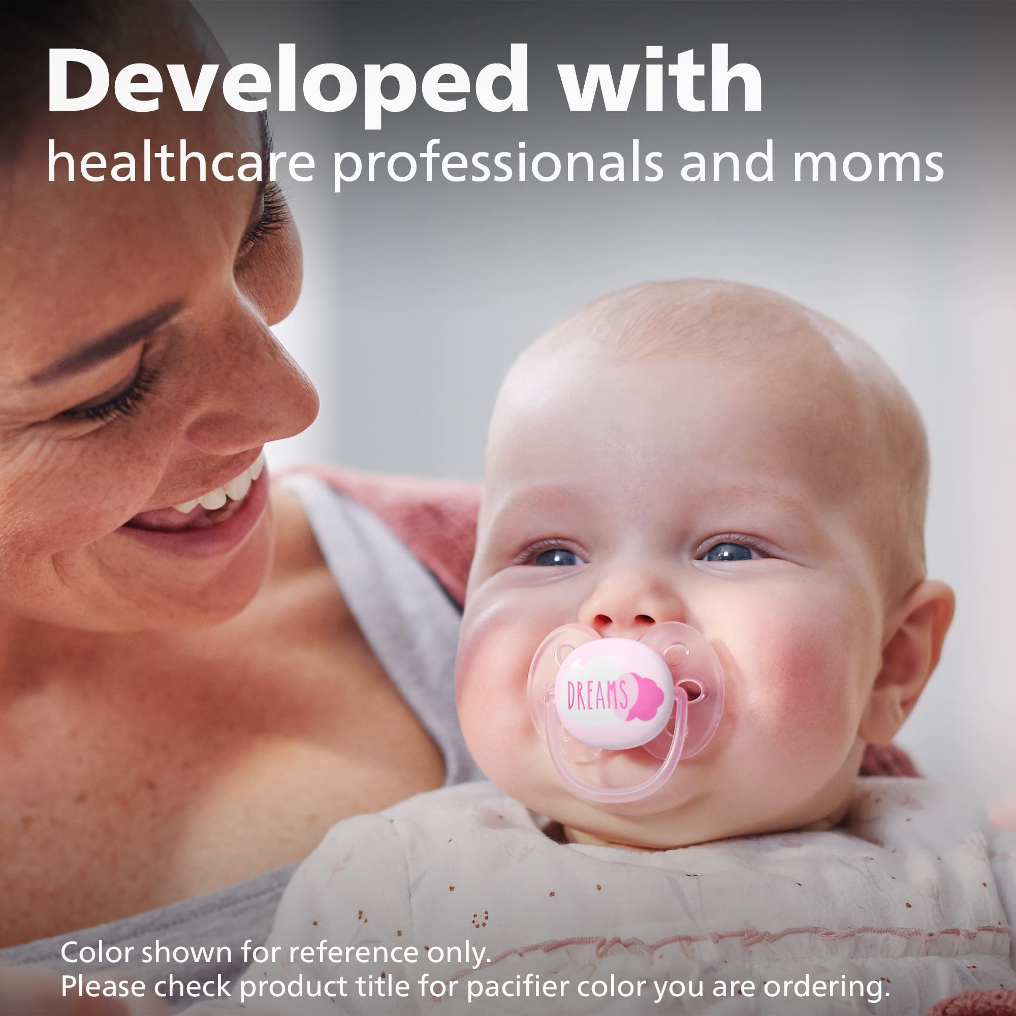 Philips Avent Ultra Soft Pacifier swan design with flexible shield for comfy fit