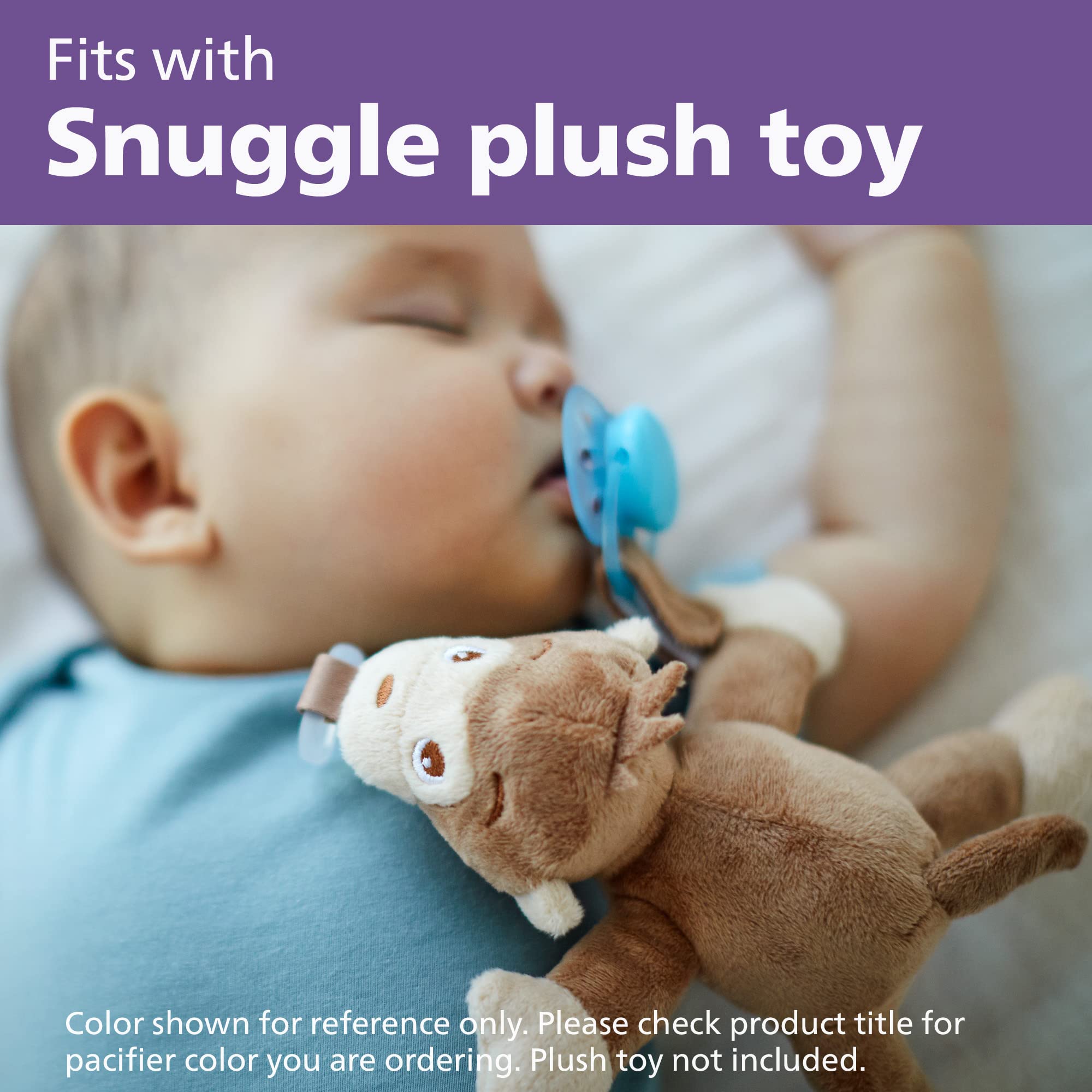 Philips Avent Ultra Soft Pacifier swan design easy-clean shield close-up