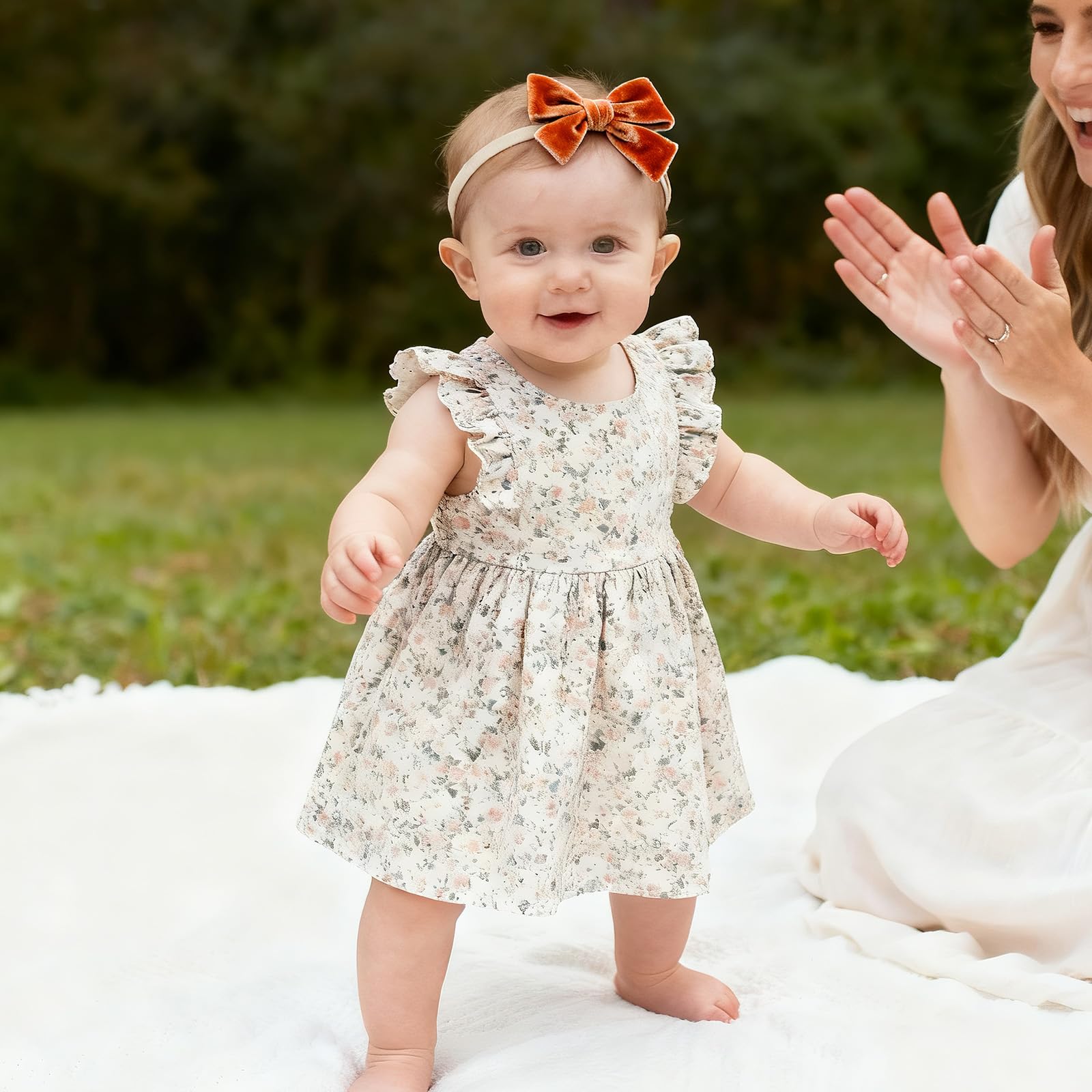 phnydreg baby-headband stretchy-elastic ensures gentle, comfortable fit
