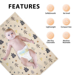 PHOEBUS BABY large 20x28 changing mat forest tree ample space and protection