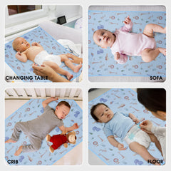 PHOEBUS BABY changing mat 20x28 inches offers spacious diaper changes.