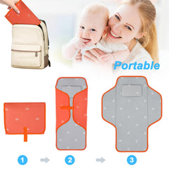 PHOEBUS BABY changing pad built-in pillow provides head support for baby