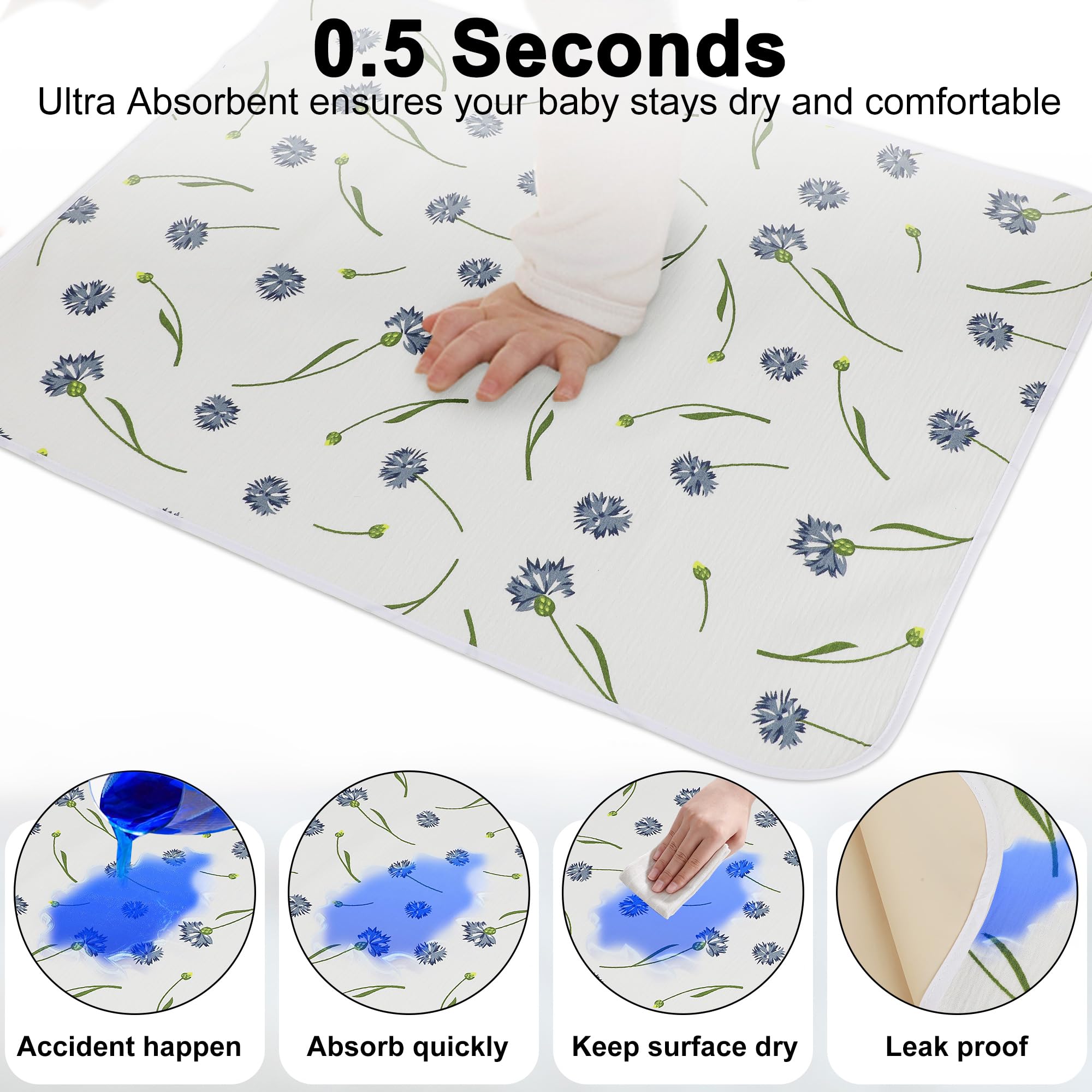 PHOEBUS BABY compact folded design fits neatly in a diaper bag.