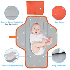 PHOEBUS BABY changing pad folded compact for travel storage