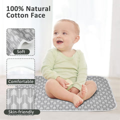 PHOEBUS BABY changing pad leaks-proof design keeps messes contained during diaper changes.