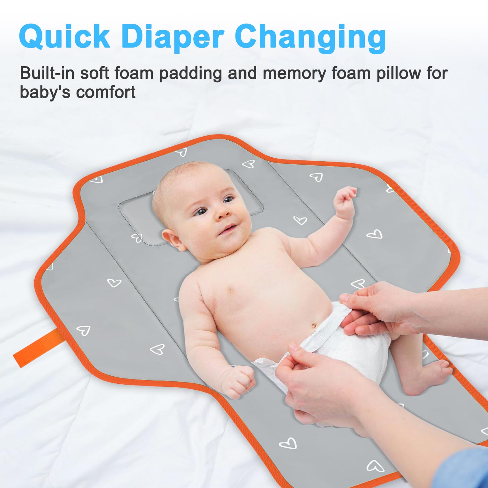 PHOEBUS BABY changing pad lightweight design for everyday carry