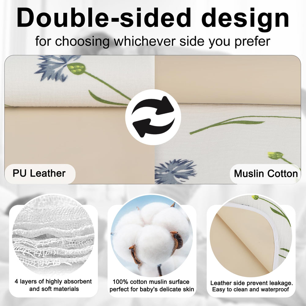 PHOEBUS BABY muslin cotton side offers soft, breathable skin-friendly comfort.