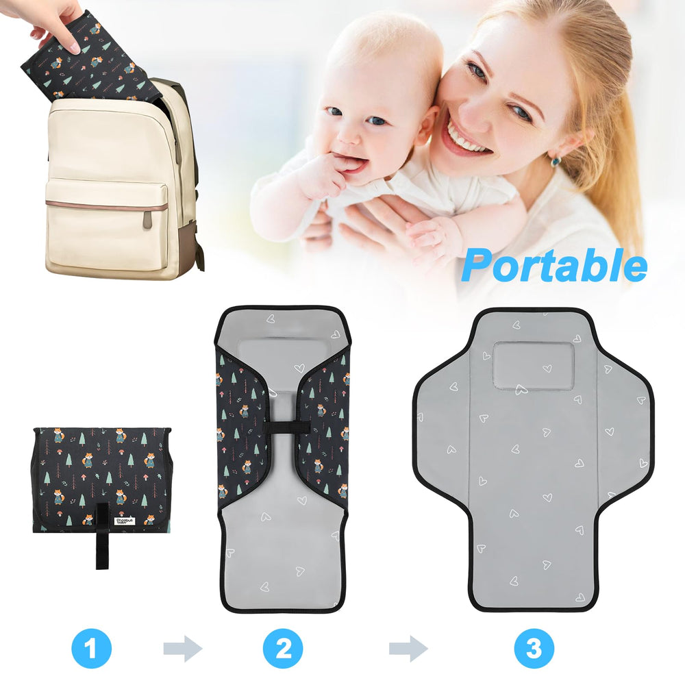PHOEBUS BABY changing pad pillow for gentle head support during changes.