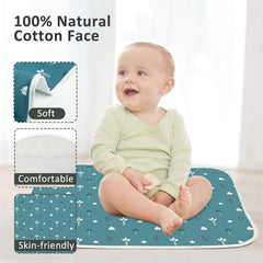 PHOEBUS BABY changing pad with waterproof-eva-bottom to protect surfaces from leaks.