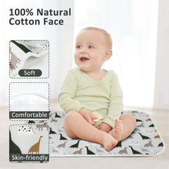 PHOEBUS BABY changing pad waterproof layer protects surfaces from leaks.