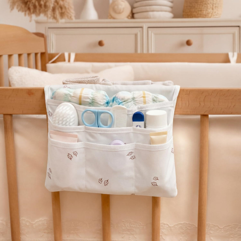 PHOEBUS BABY organizer fits in a stroller pocket for easy access on outings