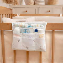 PHOEBUS BABY organizer fits in a stroller pocket for easy access on outings