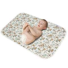 Phoebus Baby diaper changing pad with blue flower pattern for gentle baby comfort