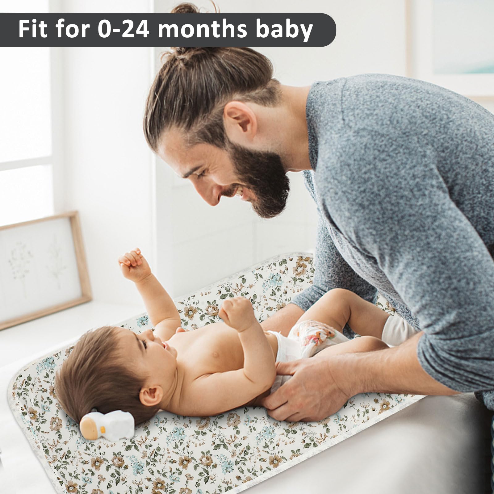 Phoebus Baby easy wipe-clean design makes post-change cleanup quick