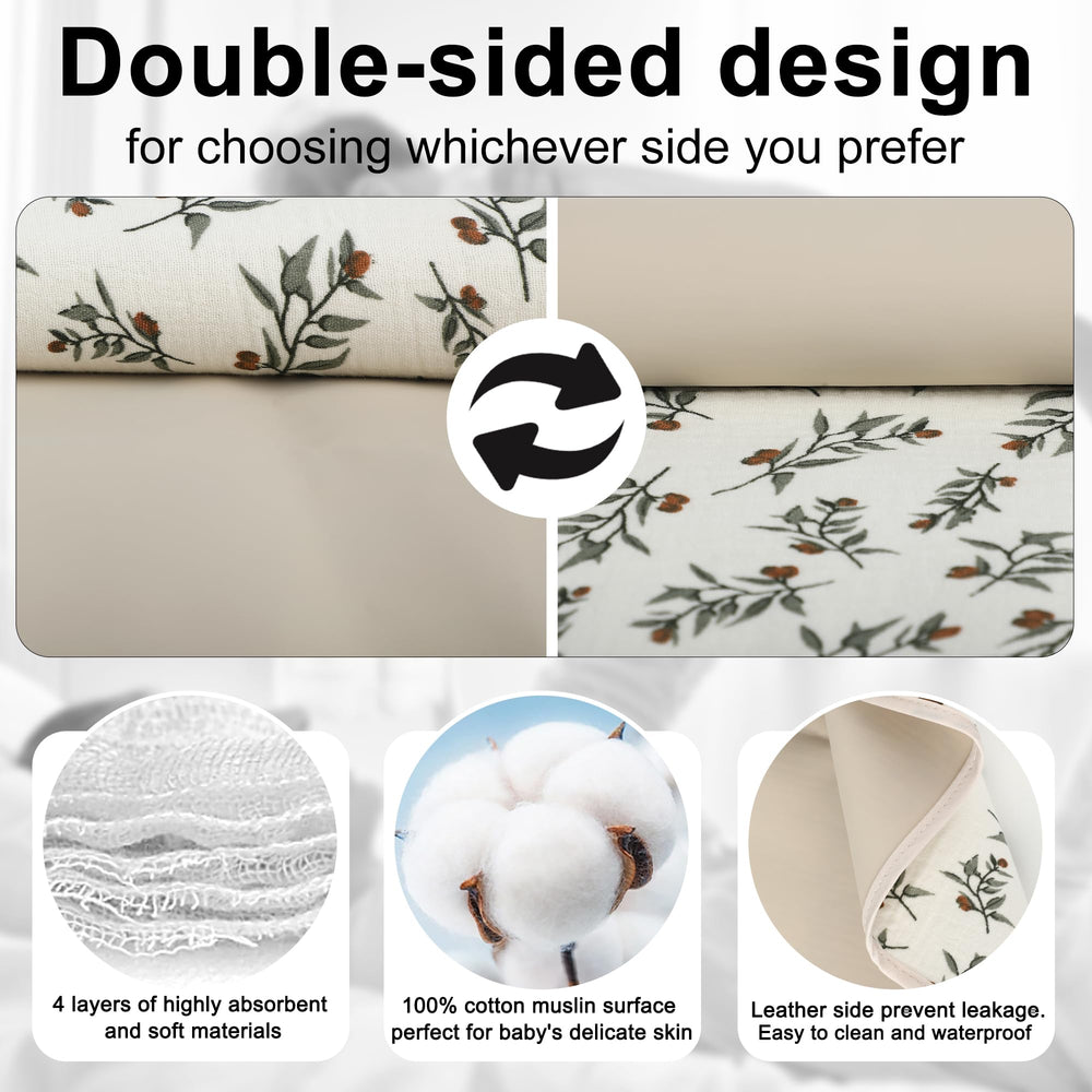 Phoebus Baby diaper changing pad doublesided layout for versatile care.