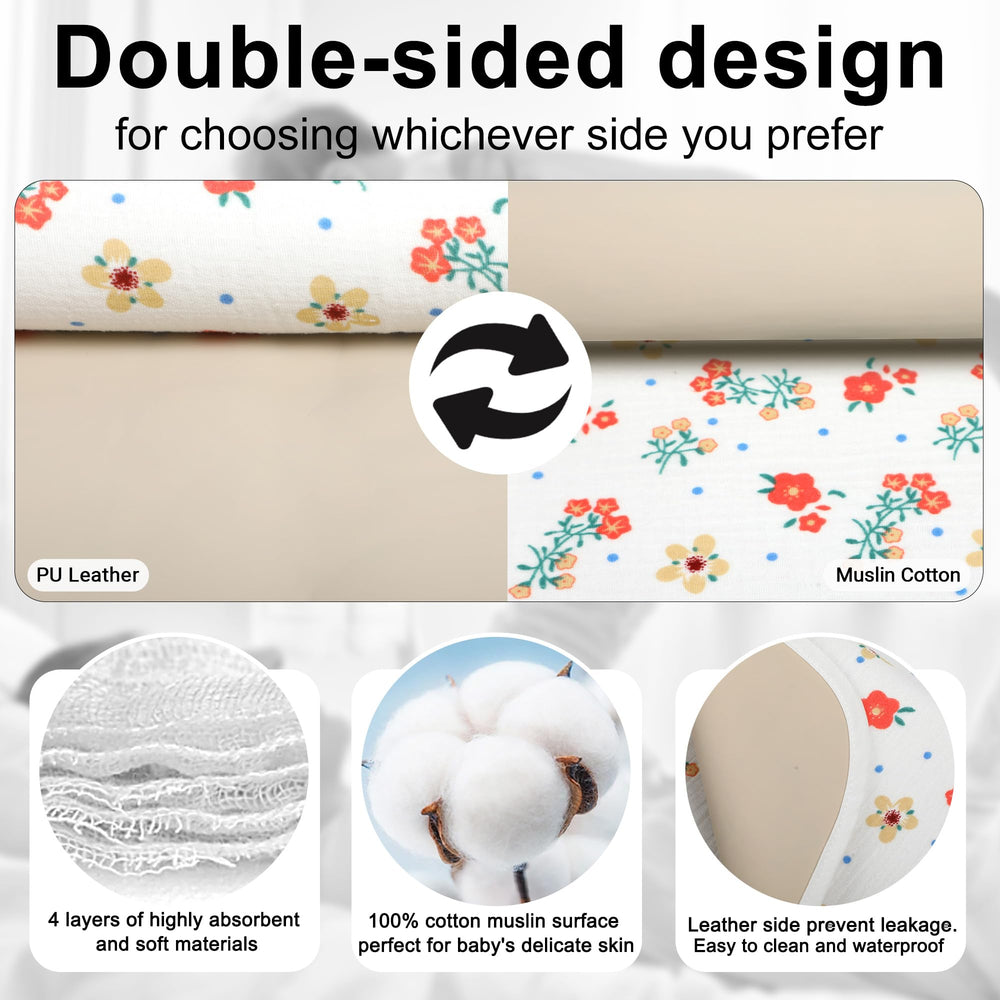 PHOEBUS BABY PU leather side is waterproof and easy to wipe clean