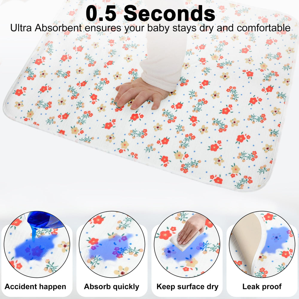 PHOEBUS BABY changing pad on crib or bassinet ensures a soft, safe surface