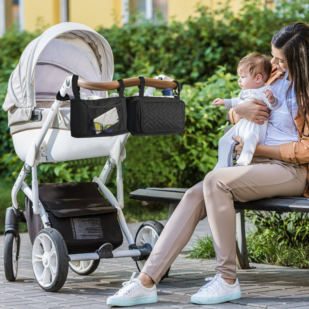 PHOEBUS BABY double stroller caddy universal fit for many double strollers
