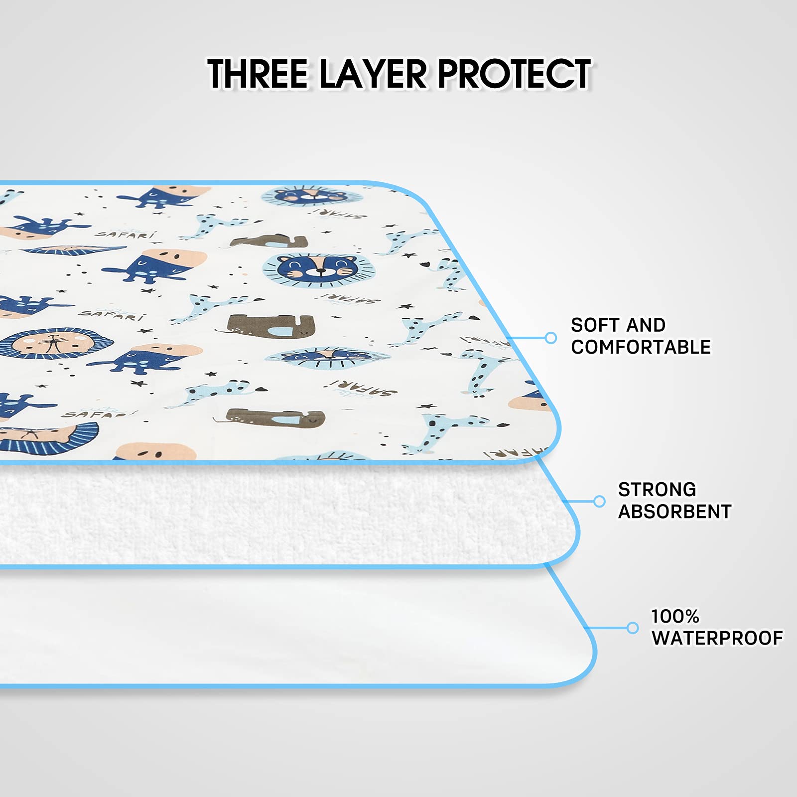 PHOEBUS BABY easy wipe-clean surface for quick cleanup after use.