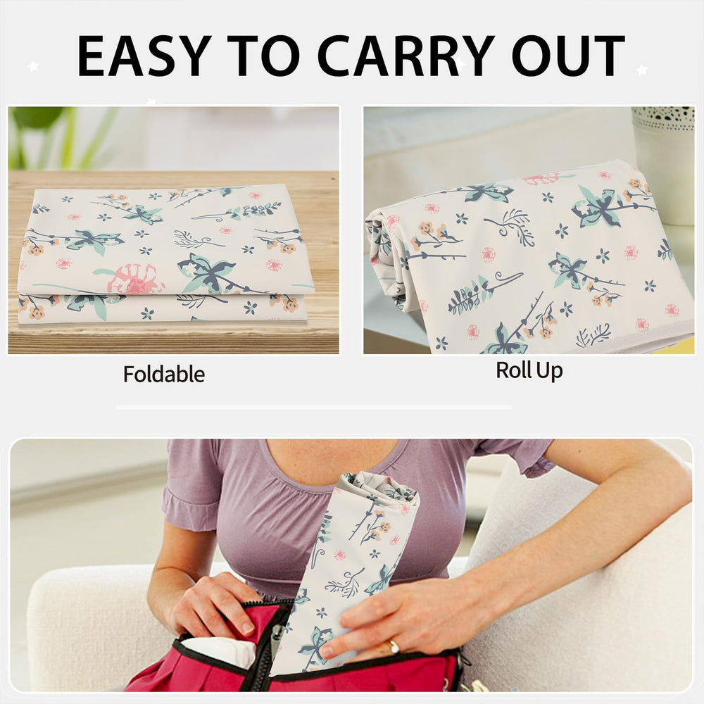 PHOEBUS BABY floral-patterned mat shown as a newborn shower gift idea