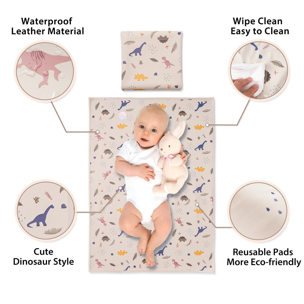 PHOEBUS BABY foldable travel changing pad compact for on-the-go use.