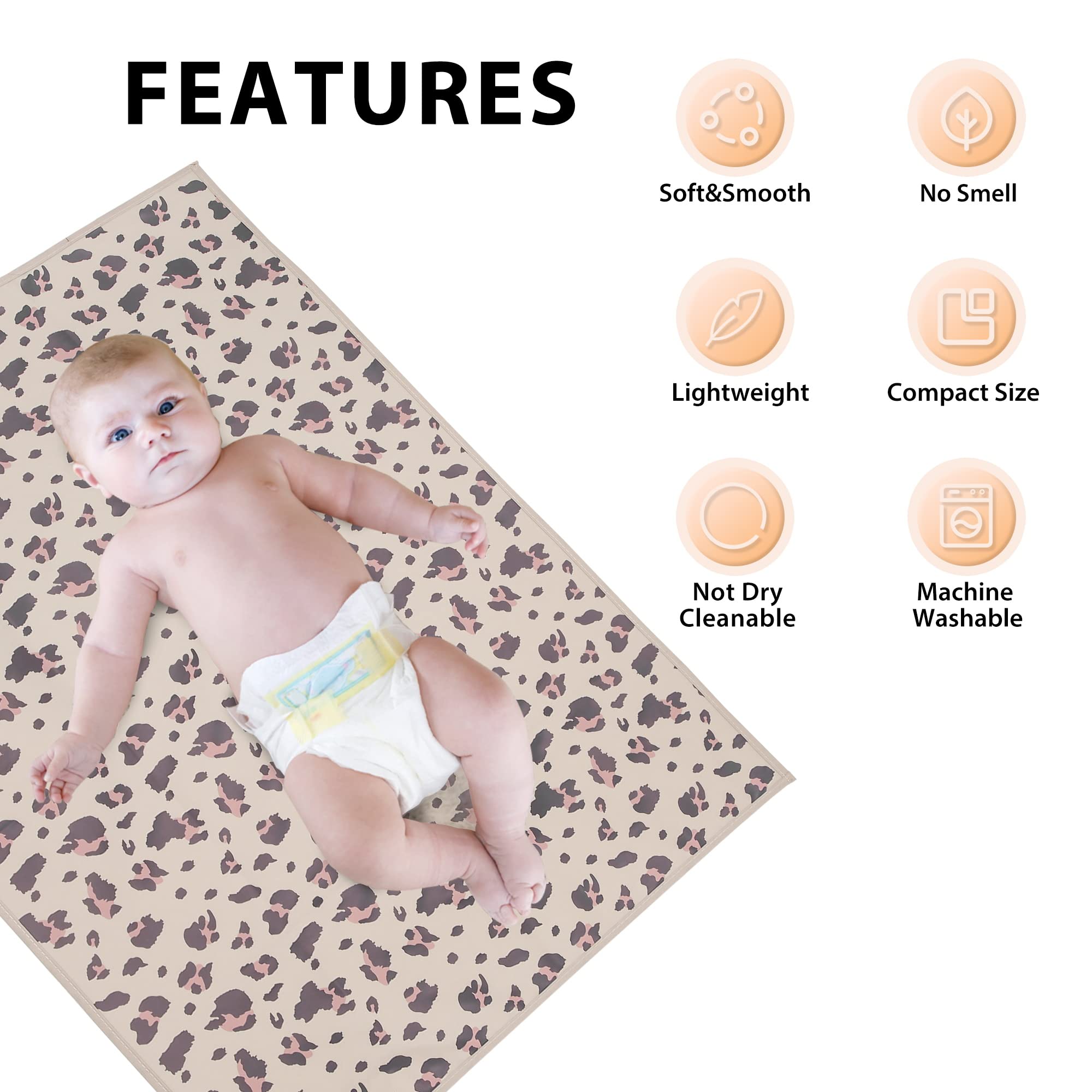 PHOEBUS BABY multipurpose mat in bed or stroller for convenient diaper resets