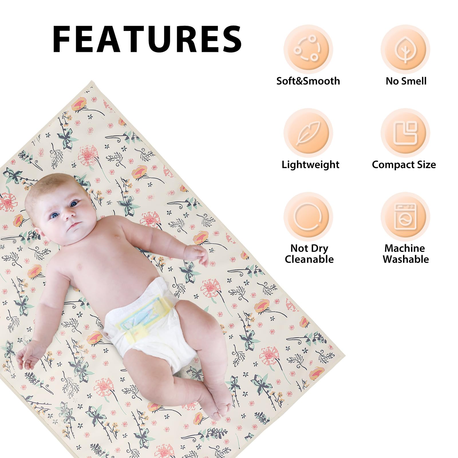 PHOEBUS BABY non-toxic material close-up highlighting baby-safe surface