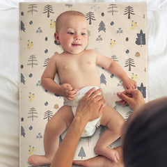 PHOEBUS BABY portable travel-changing mat compact folded for on-the-go diaper changes