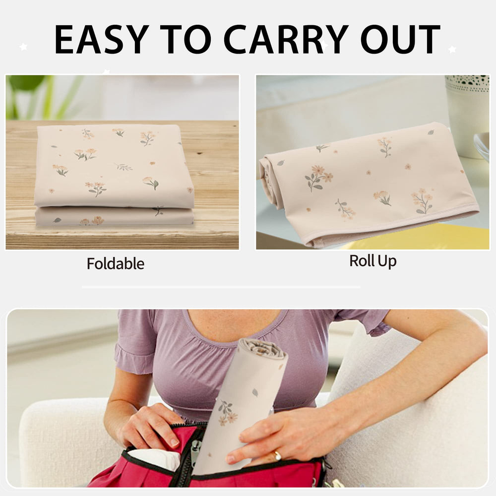 PHOEBUS BABY vegan leather changing mat baby-shower gift ready and practical